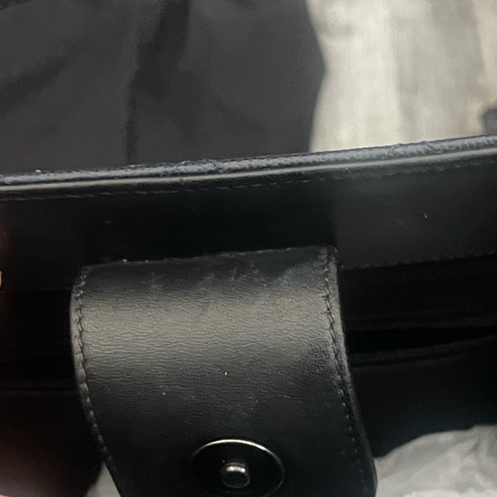 Chanel Dark Blue Quilted Shoulder Bag - Picture 11 of 13